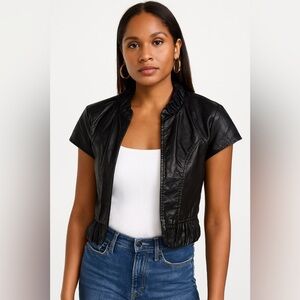 Dynamite Faux Leather Jacket